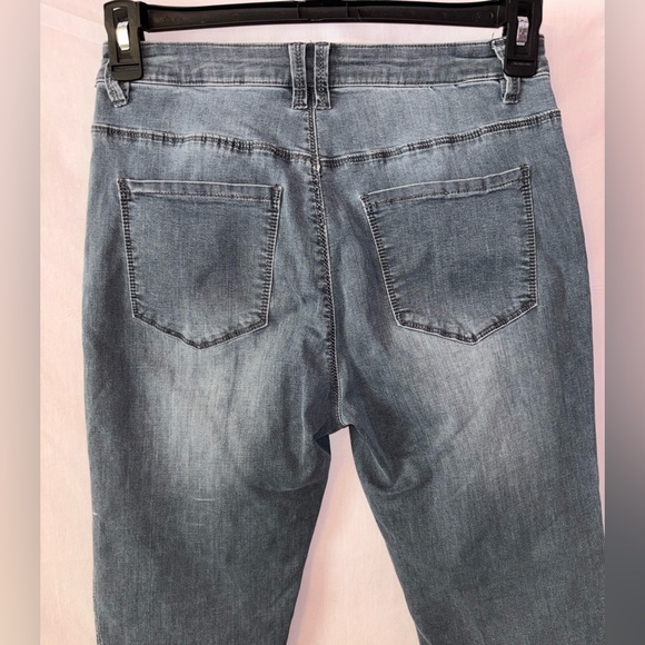 Adam Levine Art Jeans NWT – Embroidered Patchwork Boho Skinny Denim Women’s M - Picture 9 of 16